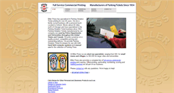 Desktop Screenshot of billerpress.com